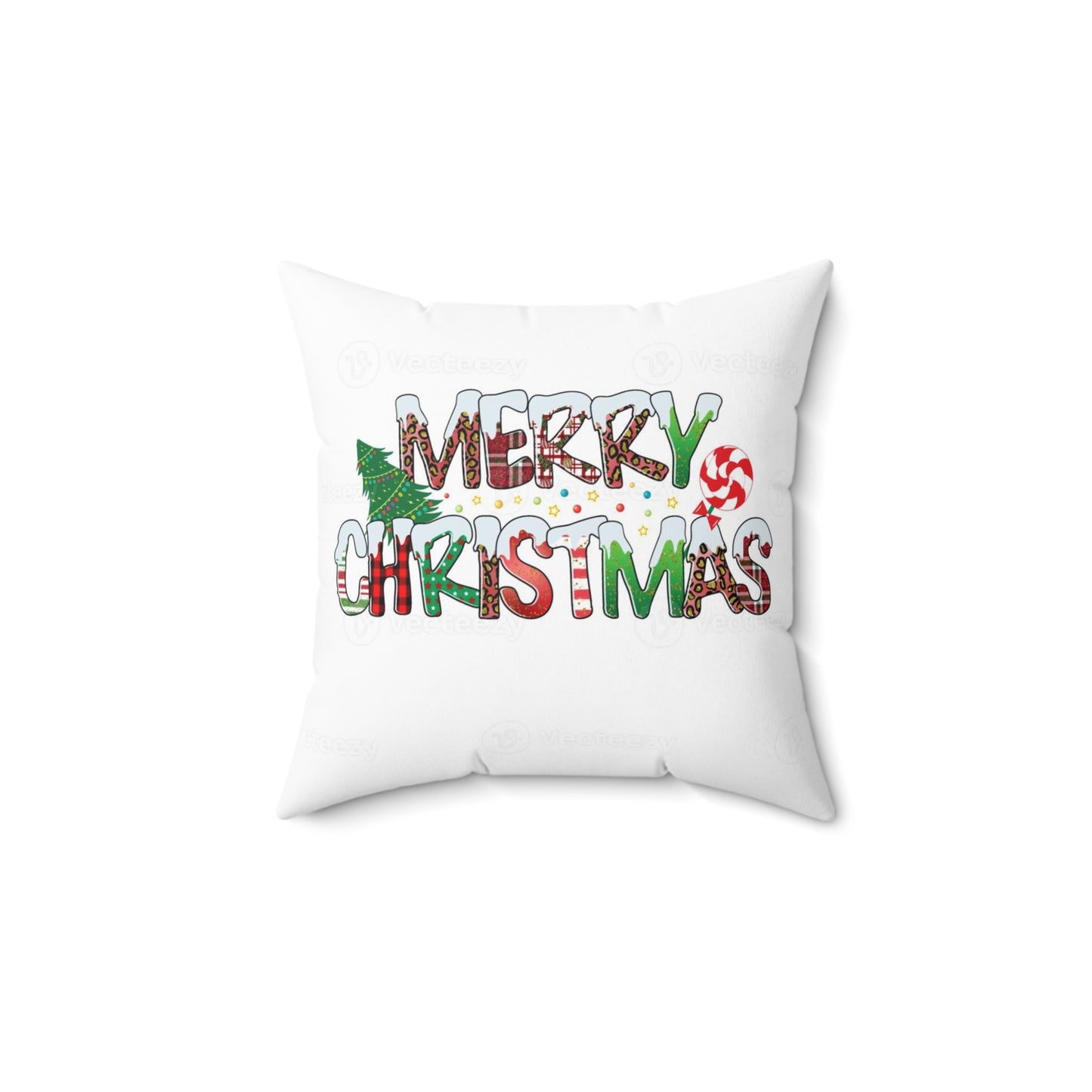 Spun Polyester Square Pillow