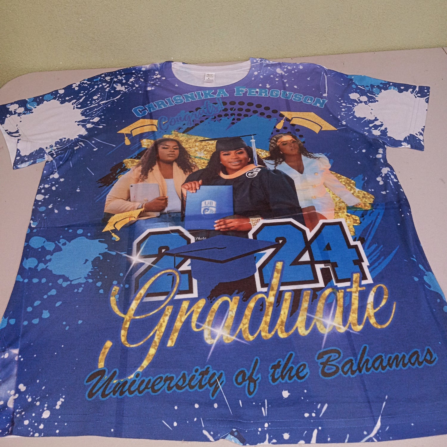 Custom 3D Grad T-shirts 