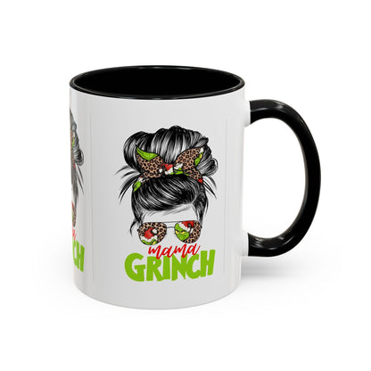 Mama Grinch Accent Coffee Mug (11, 15oz)