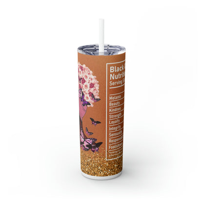 Skinny Tumbler with Straw, 20oz
