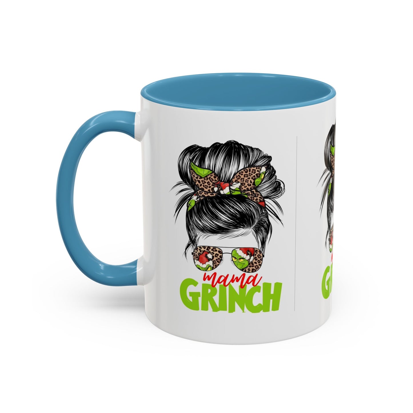 Mama Grinch Accent Coffee Mug (11, 15oz)