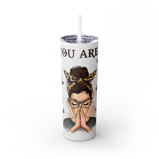 Skinny Tumbler with Straw, 20oz