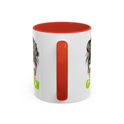 Mama Grinch Accent Coffee Mug (11, 15oz)