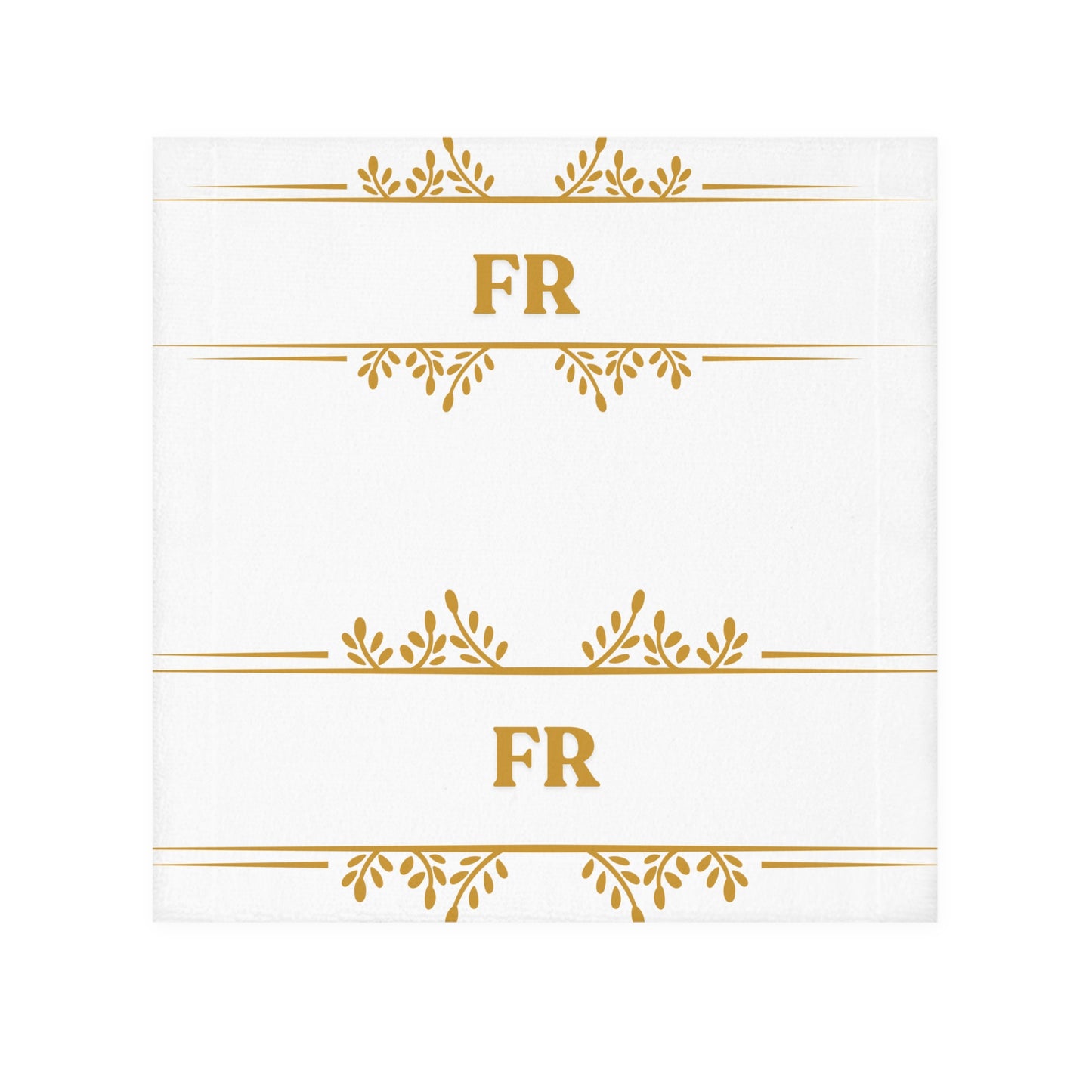 Personalized Elegant Face Towel with Floral Design | Perfect Gift for Weddings & Home