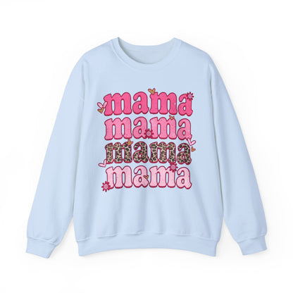“Mama” Unisex Heavy Blend™ Crewneck Sweatshirt