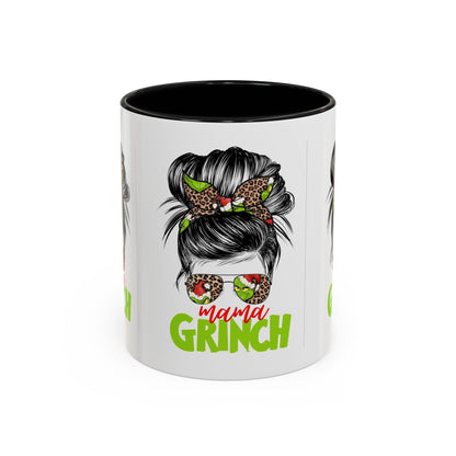 Mama Grinch Accent Coffee Mug (11, 15oz)