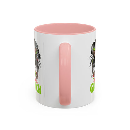 Mama Grinch Accent Coffee Mug (11, 15oz)