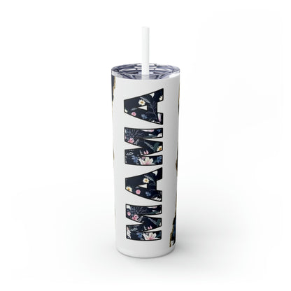 Skinny Tumbler with Straw, 20oz