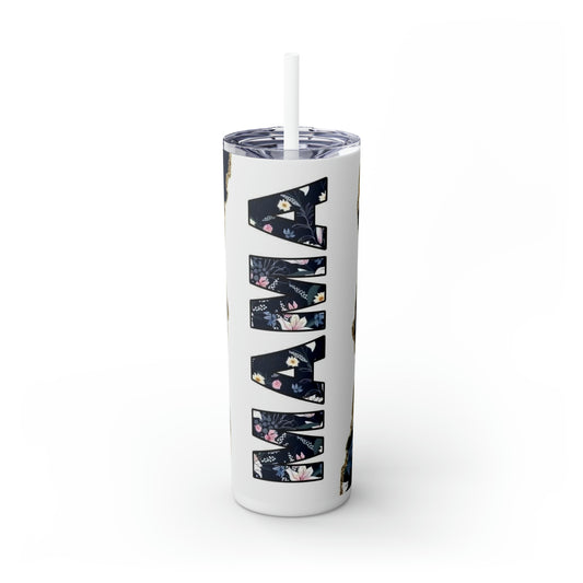 Skinny Tumbler with Straw, 20oz