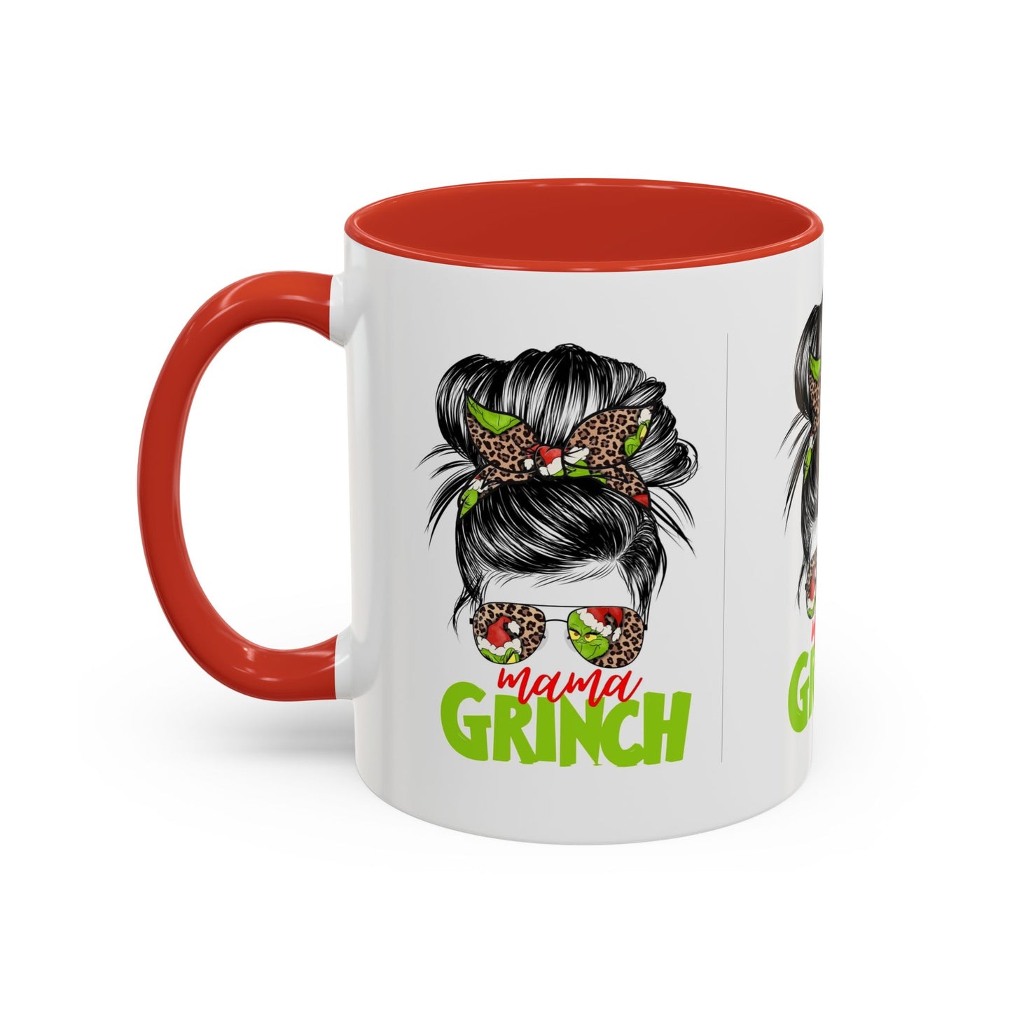 Mama Grinch Accent Coffee Mug (11, 15oz)