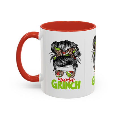 Mama Grinch Accent Coffee Mug (11, 15oz)