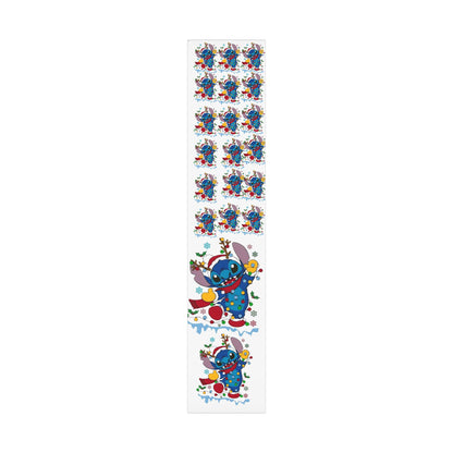 Christmas Stitch Character Gift Wrap Paper – Cute Holiday Wrapping Roll