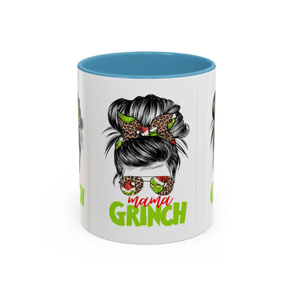 Mama Grinch Accent Coffee Mug (11, 15oz)