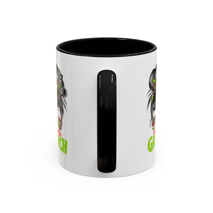 Mama Grinch Accent Coffee Mug (11, 15oz)