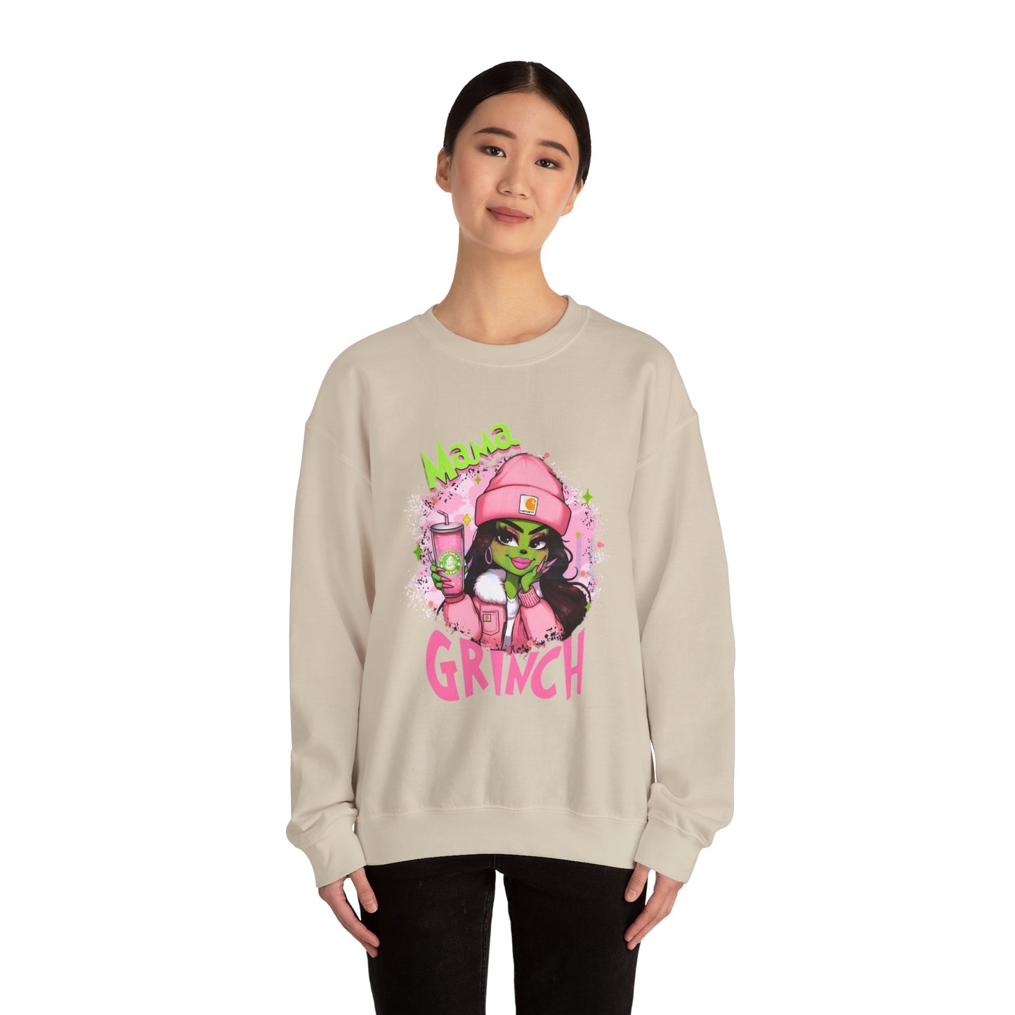 Grinch-Inspired Unisex Crewneck Sweatshirt