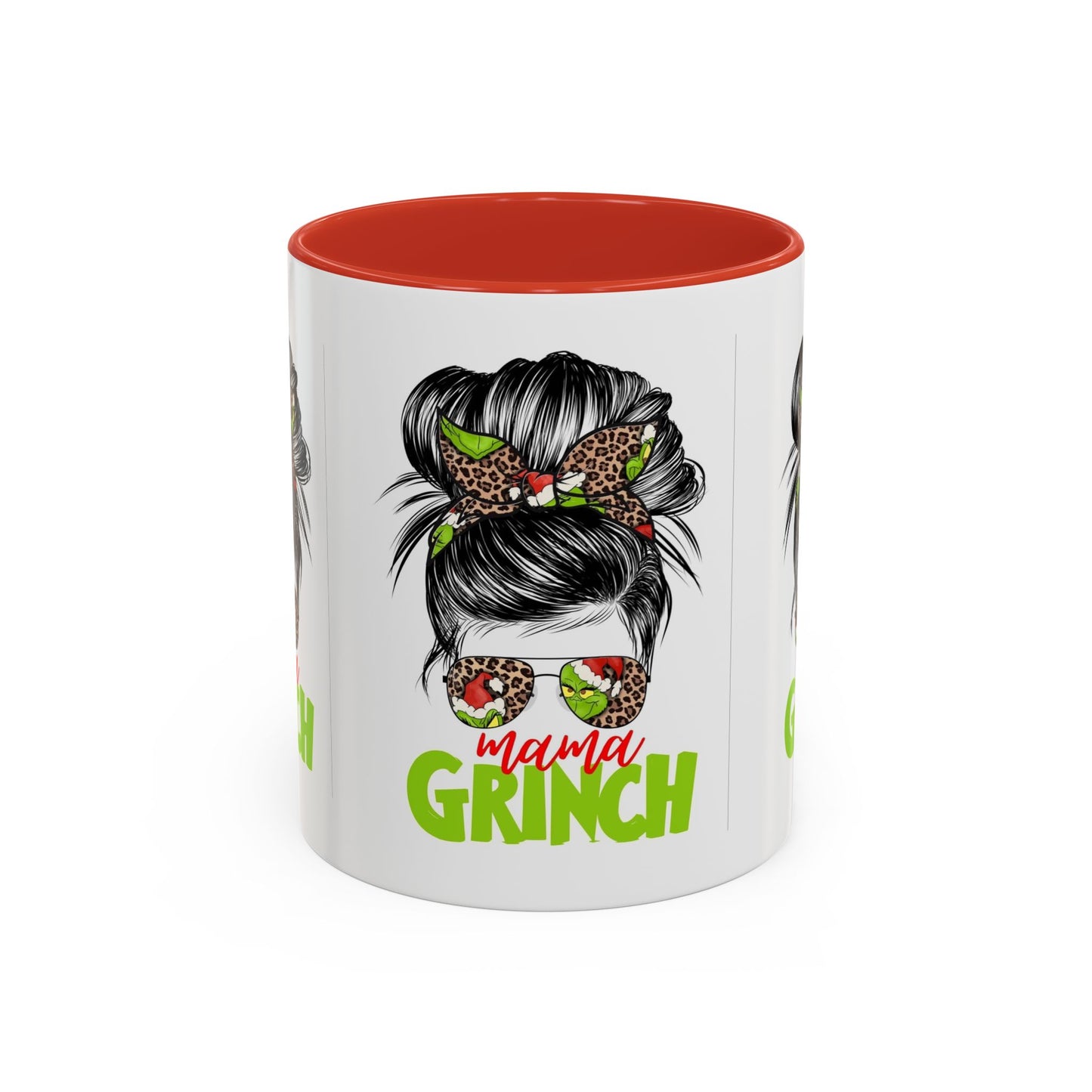 Mama Grinch Accent Coffee Mug (11, 15oz)