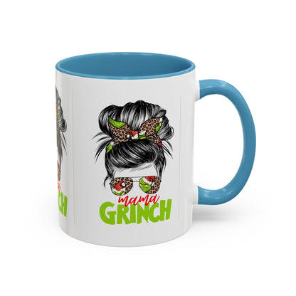 Mama Grinch Accent Coffee Mug (11, 15oz)