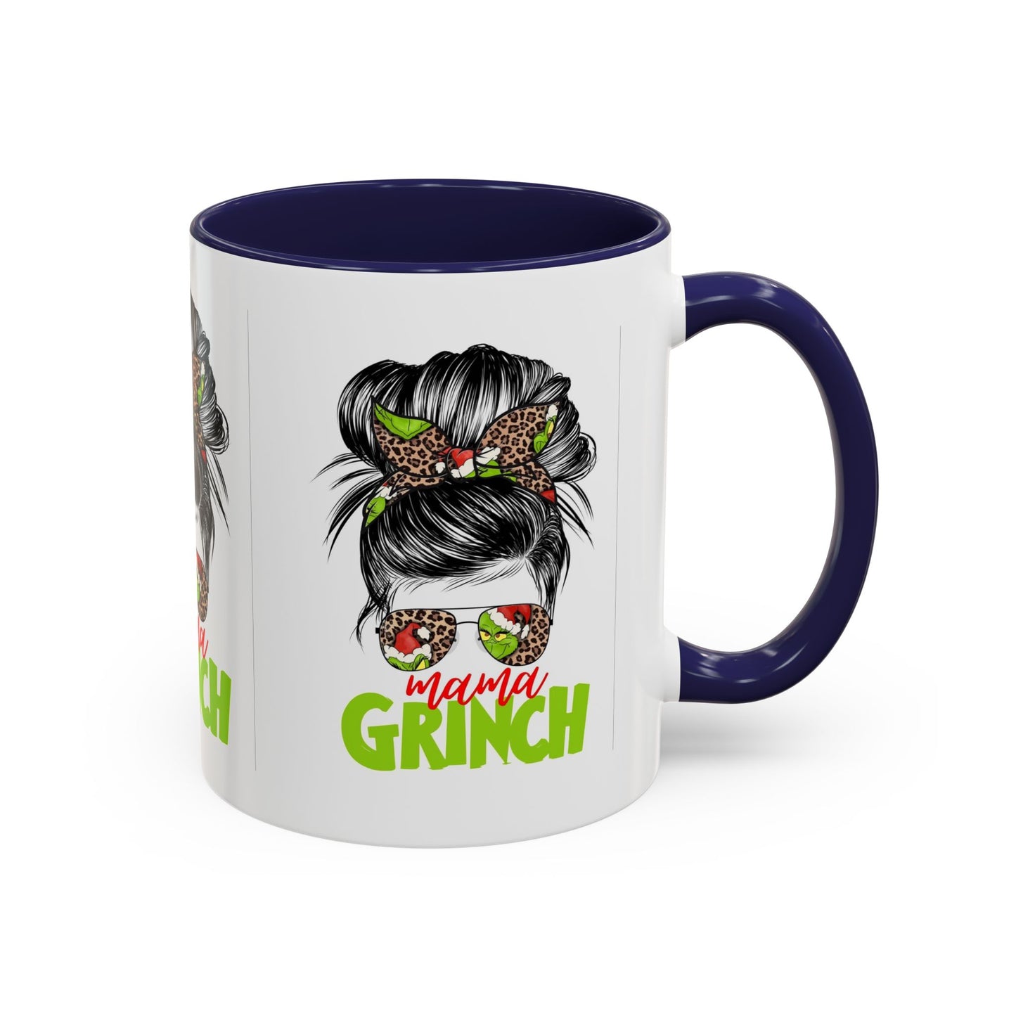 Mama Grinch Accent Coffee Mug (11, 15oz)