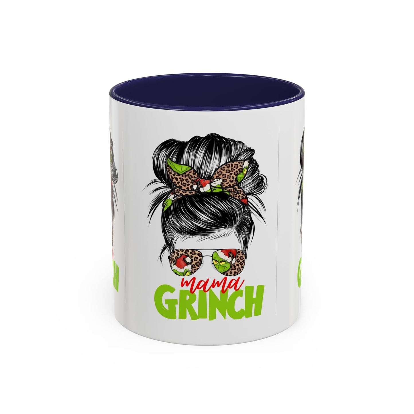 Mama Grinch Accent Coffee Mug (11, 15oz)