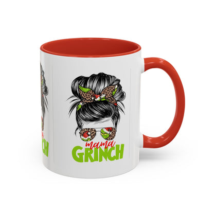 Mama Grinch Accent Coffee Mug (11, 15oz)