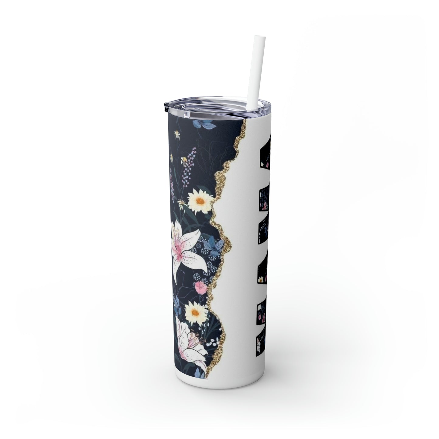 Skinny Tumbler with Straw, 20oz