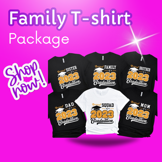 Family T-shirt Package (10 T-shirts)