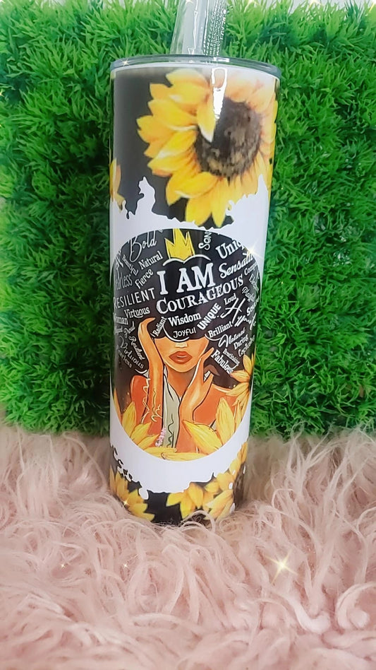 "Sunflower " 20oz Tumbler