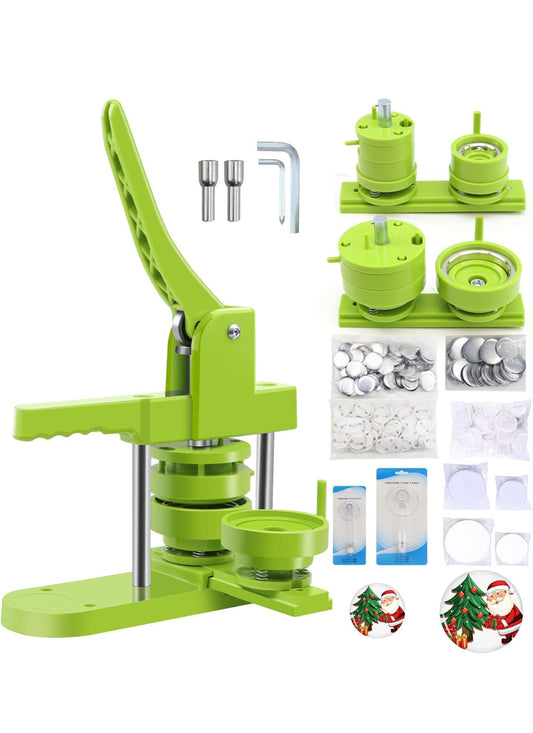 Button maker machine