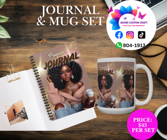 Inspirational Journal Book & Mug set